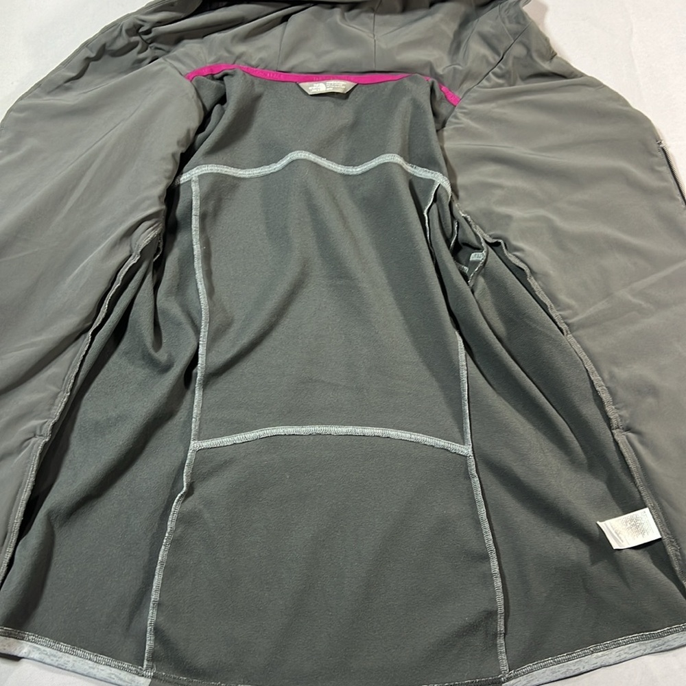 Womens Gray Hooded Jacket - Picture 8 of 9